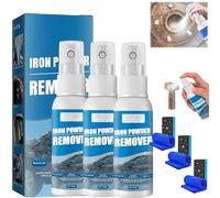 Multi-Functional Quick-Acting Rust Removal Spray, Rust Remover for Metal, Portable Rusts Remover Spray for Metal, Iron Powder Removers Sprays, Easy Application for Car Metals Surface (30ML*3pcs)