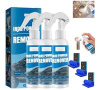 Multi-Functional Quick-Acting Rust Removal Spray, Rust Remover for Metal, Portable Rusts Remover Spray for Metal, Iron Powder Removers Sprays, Easy Application for Car Metals Surface (100ML*3pcs)