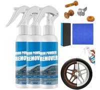 Multi-Functional Quick-Acting Rust Removers Spray, Portable Powerful Iron Powder Remover Spray, 30/100ML Instant Rust Remover for Metal,Car Wheels,Tools,Bikes