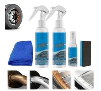 Multi-Functional Quick-Acting Rust Removers Spray,Portable Rust Remover Polishing Spray for Metal,Iron Powder Remover Sprays,Metal Rusts Removal Cleaner for Tools,Cars,Chains (30ml+100ml*2)