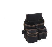 Multi-functional Toolbox, Oxford Cloth, Electrician, Multi-pocket, Waterproof And Shockproof Waist Bag(Black Coffee)