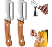 Multi Functional Vegetable Peeler for Kitchen,2 in 1 Stainless Steel Single Blade Peelers Tool, Ultra Sharp Blades, Non-slip Ergonomic Handles with Bottle Opener,for Kitchen (2pcs)