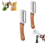 Multi-functional Vegetable Peeler for Kitchen, Handle and Bottle Opener Kitchen Tool, Easy Potato Fruit and Veggie Peeling (2PCS)