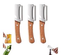 Multi-functional Vegetable Peeler for Kitchen, Premium Grade Fruit and Vegetable Peeler, with Bottle Opener&Non-Slip Ergonomic Handles, for Fruit Apple Potato (3PCS)