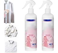Multi-functional Wrinkle Release Spray,Wrinkle Releaser and Refresher Fabric Spray,Clothes Wrinkles Removal Sprays,No Iron Wrinkles Remover Sprays,Gentle on Fabrics (2 Pcs, 300ml)