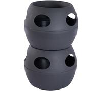 Multi Globe Bac à Plantes Pot de Fleurs Fleur 33x33x28 CM Empilable Plastique