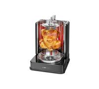 Clatronic Rôtissoire verticale DVG 3686 1400 Watt avec tourne-broche Noir