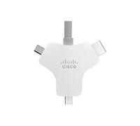 Cisco Câble multi-connecteurs 4K USB-C HDMI Mini DisplayPort 9 m Argent