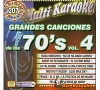Multi Karaoke CD+G: Grandes canciones de los 70 Vol. 4