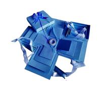 Multi-Layered Christmas Exploding Box - Reusable Decorative Snack Container for Holiday, Birthday, Wedding, New Year, Party, Home, Family, Friends, and Kids Celebration, Perfect Festive Gift Idea