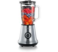 Multi-Mixeur Avec Smoothie Mix & Go,Inclus : Récipient De Mixage 1L Et Récipient À Boisson 600 Ml Avec Couvercle,Env. 500 W,Sm 3737,Inox/Noir