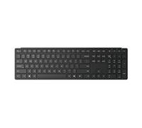 Multi-Mode Pro 6000 - Clavier - sans fil - 2.4 GHz, Bluetooth - QWERTY - Anglais US - noir eclipse - boîtier marron