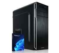 Multi - Office PC / Ordinateur de bureau - Intel Core I3 12100 - Home Office Tour Computer avec 16 GO DDR4 RAM - 4,3 GHz - 240 GO SSD + 1 To HDD - DVD+RW - USB 3.0 - WiFi - incl. Windows 11 Pro