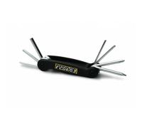 Pedro´s Folding Hex/screwdriver Multitool Noir,Argenté