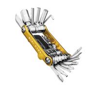 Topeak Mini-multitool PT30 – 30 fonctions, doré, avec étui, taille unique