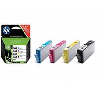 MULTI PACK 4 CARTOUCHES HP 364 NOIR + CYAN MAGENTA JAUNE / n9j73ae noire bleue