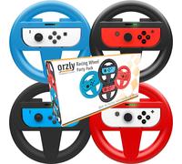 Multi Pack Des 4 Volants Pour Kart Sur Nintendo Switch [Pack Comprenant: 1* Volant Rouge + 1* Volant Bleu + 2* Volants Noir] (La Console Et Les Manettes Joy-Con Ne Sont Pas Incluse[Hdm5234007]