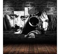 Multi Panneau 5 Parties Tableaux Murale Affiches Photos Décoration Salon Frame Toile Images Motif Graphique Art Mural Stickers Peintures But De Vengeance De Tireur D'Élite De Tueur Et De Fille