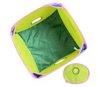 Multi-Path Cat Tunnel Toy for Indoor Outdoor Use, Foldable Pet Tube Playground with Peek Holes and Soft Fabric for Small Cats, Kittens, Rabbits, and Ferrets, 13.39x13.39 inches