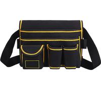 Multi Pockets Ceinture à Outils Pour Charpentier Constructeur Electricien, Sacoche à Outils Réglable Amovible, Porte Marteau, Ceinture Corde, Tablier de Jardin (Patt 5)