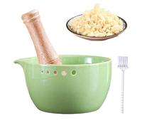 Multi Purpose Grater - Garlic and Grinder for Cooking | Porcelain Bowl with Ergonomic Design, Easy to Clean, Garlic Ginger Citrus Cheese Chocolate Vegetables Sauces for Apartment Cooking