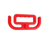 Multi-Purpose Heavy Duty Grocery Bag Carrier Handle, Portable Tote Grip Tool, Ideal for Supermarket, Travel, Transportation, and Daily Storage Buckets and Bags, 19 X9x2cm Red