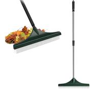 Multi-Purpose Lawn & Carpet Grooming Rake, Fake Grass Rake, Artificial Grass Brush, Extendable 80cm to 130cm Dethatch Lawns & Groom Carpets Effortlessly - Sturdy Tines for Year-Round Use