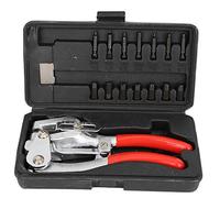 Multi-Purpose Power Punch Kit Poinçon Pince 2~7mm pour Acier Inoxydable Fer Plastique Cuir Ceinture Bracelet Montre