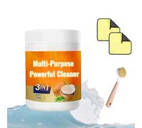 Multi Purpose Powerful Cleaner for kitchen, 3 In 1 Stainless Coconut Oil Cleaning Paste, Kitchen Duty Degreaser for Faucets, Tiles, Kitchen, Oven (1PC)