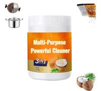 Multi-Purpose Powerful Cleaner for Kitchen, Eco-Friendly 3 In 1 Coconut Oil Cleaning Paste, Multi Purpose Powerful Cleaner for Kitchen Shine (1pcs)