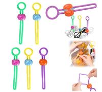 Multi-purpose Sealer, Benighty Sealer Machine,Gripstick Bag Sealers,Portable Bag Clips Food Clips for Sealing Food Bags and Organizing Wires,Reusable Zip Ties (Random Colors) (30 Pcs(Random Colors))