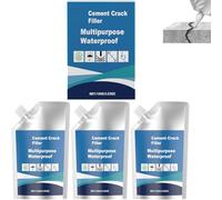 Multi-Purpose Waterproof Cement Crack Filler, Heavy-Duty Concrete Crack Repair Adhesive, Concretes Sealant Caulking Glue, Concretes Caulking Adhesive (3pcs)
