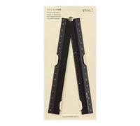 Multi règle Midori de 30 cm en aluminium Noir