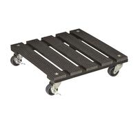 Wagner Chariot de plantes WPC 29×29×7 cm – intérieur et extérieur, 2 freins, Anthracite, 80 kg