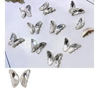 Multi Strass Plats Diamants Mixtes Hot Fix Manucure Papillon Forme Accessoires