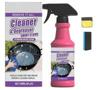 Multi-surface Barbecue Degreaser, Fast-Acting Heavy-Duty Degreaser Spray, 120 ML Cleaner for Outdoor Grills, All Cleaner for Burnt Food & Grease (1)
