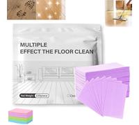 Multi-surface Floor Cleaning Tablets, 100 Piece Floor Cleaning Tablets Multi- Surface Cleaner,Dissolvable Pre-Measured Deep Cleaning Cleaning Solution, for Hardwood, Tile, Laminate & More (Purple, 1)