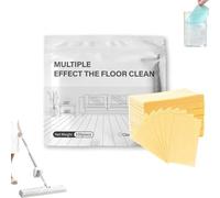 Multi-Surface Floor Cleaning Tablets,100 Piece Floor Cleaning Tablets Multi-Surface Cleaner,Multiple Effect The Floor Clean,For Hardwood Laminate,Tile Walls Bathrooms & Kitchen,Glass (yellow)
