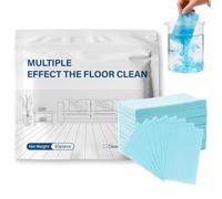 Multi-Surface Floor Cleaning Tablets,Floor Cleaning Tablets Multi-Surface Cleaner, Dissolvable Floor Cleaning Sheets,For Hardwood,Tile,Laminate & More (60Pcs)