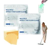 Multi-surface Floor Cleaning Tablets,multiple Effect The Floor Clean,floors Cleaning Tablets Multi-surface Cleaner,for Hardwood,Tile,Laminate,Vinyl Floors,Tile Walls Bathrooms (yellow,60pc (2 box))