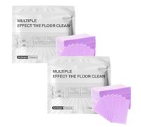 Multi-Surface Floor Cleaning Tablets, Multiple Floor Cleaner 100 Piece Multi Effect Clean Quick Shine Cleaner Sheets, Dissolvable Efficient Care Agents for Mopping Hardwood(Purple -200pcs)