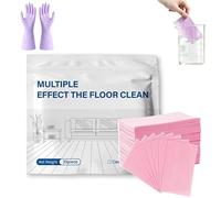 Multi-Surface Floor Cleaning Tablets, Nouvelles Pastilles Nettoyantes Concentrées pour Sols, Pastilles Nettoyantes Hydrosolubles pour Sols, Pour Parquet, Stratifiés, Carrelage Mural (30PC,Pêche)