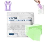 Multi-Surface Floor Cleaning Tablets, Nouvelles Pastilles Nettoyantes Concentrées pour Sols, Pastilles Nettoyantes Hydrosolubles pour Sols, Pour Parquet, Stratifiés, Carrelage Mural (30PC,Gardénia)