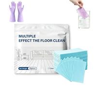 Multi-Surface Floor Cleaning Tablets, Nouvelles Pastilles Nettoyantes Concentrées pour Sols, Pastilles Nettoyantes Hydrosolubles pour Sols, Pour Parquet, Stratifiés, Carrelage Mural (30PC,Jasmin)