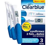 Multi Test De Grossesse Testez Et Confirmez,Des Résultats 6 Jours Plus Tôt (Tests Visuels Précoces),Vous Indique Le Nombre De Semaines (Test Digital),Kit De 3 Tests (1 Digital,2 Visuels)