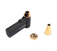 Multi-usage 130000RPM pour souffleur turbo avec buse de fixation pour un nettoyage précis des aérations et des coins étroits (Noir)