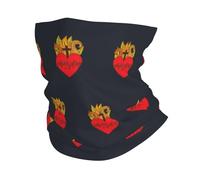 Multi-Usage Chapeaux Demi-Visage Icône du Cœur De Jésus Sacré Echarpe Gaiter Respirant Bande De Cheveux pour Homme Femme Randonnée