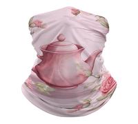 Multi-Usage Écharpe Tube, Gaiter Thé à la pêche et à la Rose Séchage Rapide Protection du Visage pour Cyclisme Vélo Randonnée