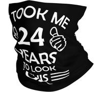 Multi-Usage Écharpe Tube Pièces d'origine Vintage 1986 Gaiter Cache-Cou 26X30cm pour Sports,Extérieur,Jogging