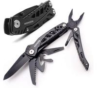 Multi Usage Outils Pince 13 In 1 En Acier Inoxydable Couteau Multi-Outils Couteau De Poche En Plein Air Pour Le Randonnée,La Camping,Le Survie (Noir)